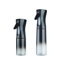 Bouteille de pulvérisateur d'eau à déclenchement en PET bouteille à haute pression pour salon de coiffure bouteille de pulvérisation de brume fine