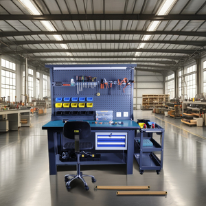 Hot bán Heavy-Duty thép bàn làm việc Điều kiện Mới bảng điện với core mang thành phần phó băng ghế dự bị - Product Image 3