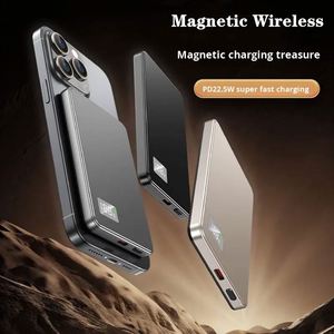 พาวเวอร์แบงค์ Qi2 บางเฉียบ อลูมิเนียม 10000mah แม่เหล็ก 5000mah ทนทาน ชาร์จเร็ว 22.5w - Product Image 3