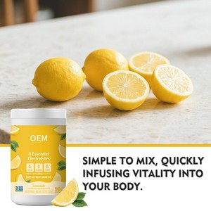 Poudre <span class=keywords><strong>de</strong></span> boisson énergétique naturelle sans sucre, 10 g <span class=keywords><strong>de</strong></span> protéines, superaliment, supplément d'électrolytes pour adultes et femmes enceintes, 24 mois - Product Image 5