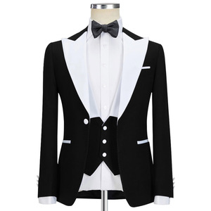 Good Quality Men Formal 3 Pieces Tuxedo <b>Suit</b> Wholesale Rate Business Coat and Pants Set Wedding Party Men's Pant Coat <b>Suits</b> - Product Image 3