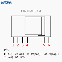 Module d'alimentation isolé haute fiabilité AC DC 15W Ultra-mini HLK-15LS03 15LS05 15LS12 3.3 V/5V/9V/12V/15V/24V