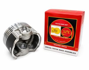 ชุดประกอบลูกสูบสำหรับ Bajaj Discover 150cc (4V) เส้นผ่านศูนย์กลาง 56.00 มม. แหวน OEM เคลือบโมลิ 56.00 มม. ชุดประกอบลูกสูบเคลือบโมลิแบบพรีเมียม - Product Image 4