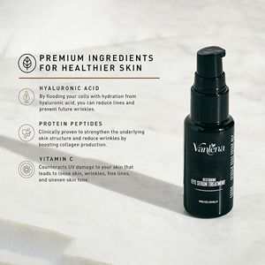 Gel Sérum <span class=keywords><strong>para</strong></span> el Contorno de Ojos OEM/OEM, Reafirmante, Reduce las Bolsas y las Arrugas, con Ácido Hialurónico, Péptidos y Vitamina C, Sin Perfume, 0.65oz - Product Image 4