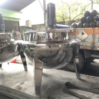 Huashang Custom High Efficiency RVS Verticale Stoomverwarmde Jacketed Kettle voor saus, soep en voedselproductie