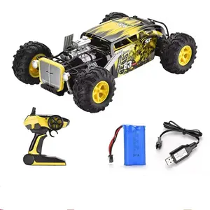 1:102.4G telecomando semi-proporzionale a quattro ruote motrici ad alta velocità per auto giocattolo rc per bambini