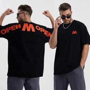 <span class=keywords><strong>Camisetas</strong></span> de Hombre con Diseño Gráfico Personalizado, Estampado 3D en Relieve, Precio Bajo, Fabricante Mayorista, Camiseta de Algodón Grueso Lisa - Product Image 4