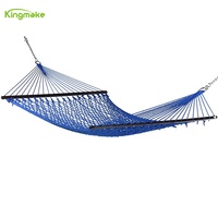 Hamac en toile en bois massif pour l'extérieur, jardin, patio, balançoire de loisirs, balcon, berceau suspendu pour la maison