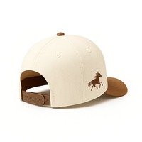 Casquette de baseball pour homme de luxe à deux tons, casquette de sport en coton premium, logo brodé sur 5 panneaux, visière incurvée, haute qualité personnalisée