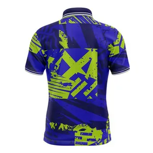 New Design Full Piece Sublimation Printing Golf Polo Shirt