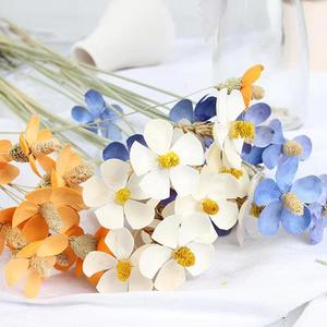 Commercio all'ingrosso vero e proprio essiccato viola di eucalipto bouquet per la casa di pasqua di san valentino decorazioni di disegno floreale fiori secchi regali - Product Image 2