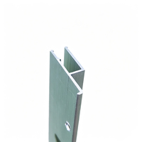 Profilé en alliage d'aluminium anodisé sur mesure pour cadre de boîte lumineuse, anodisation noire et argentée pour boîtier de boîte lumineuse