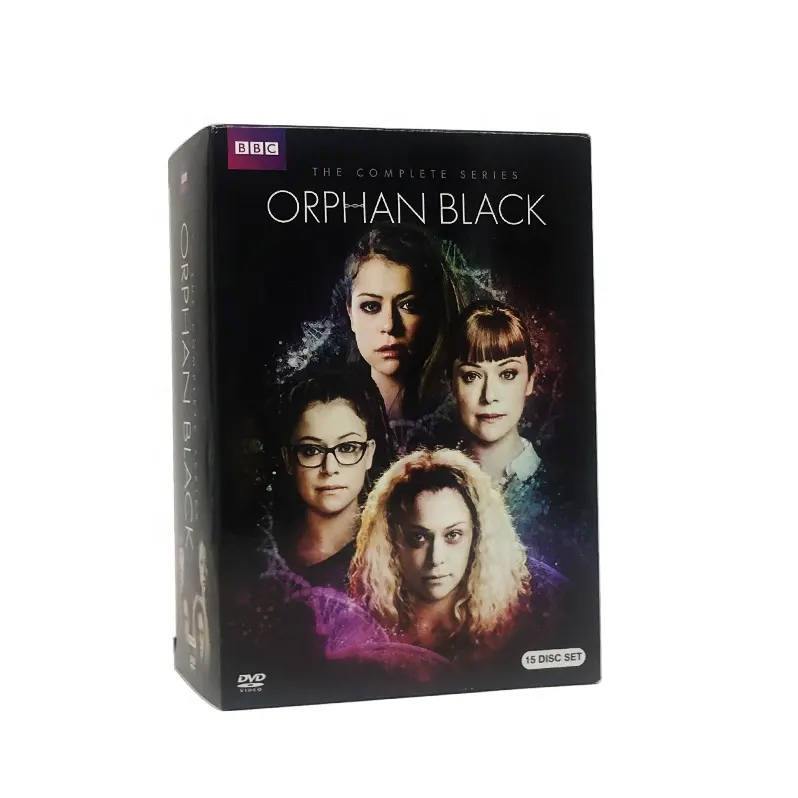 TV show Film Disk seri lengkap DVD set kotak Film acara TV Film ebay factory supply baru rilis Orphan Black DVD