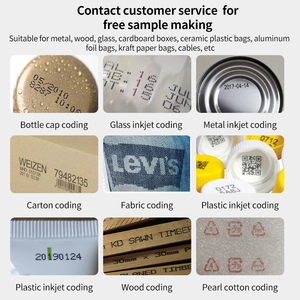 Connect Internet 10inch Touch Screen 12.7mm 25.4mm 5cm Industrial Inkjet Date <strong>Coder</strong> for Bottle Plastic Bag - Product Image 6