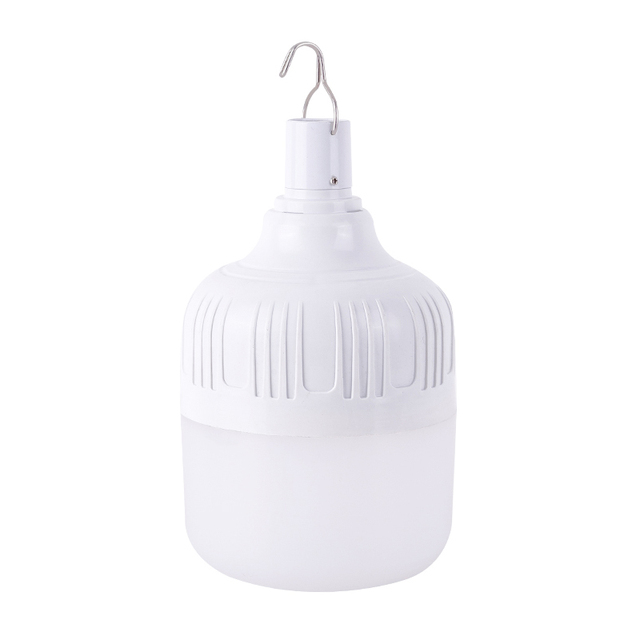 Portable Rechargeable Emergency Lighting Energy Saver Light Bulb Plastic Housing AC/DC LED Lithium Battery for Indoor/Outdoor