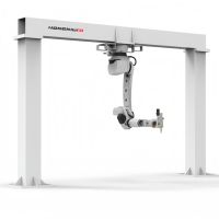 Robot láser de fibra CNC programable AS para corte y soldadura de curvas espaciales 3D