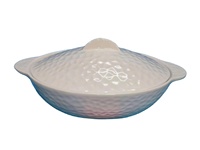 JIUWANG En gros, récipients de rangement blancs pour aliments et cuisine, ensemble de cuisine pour réceptions, pot à soupe en porcelaine ronde
