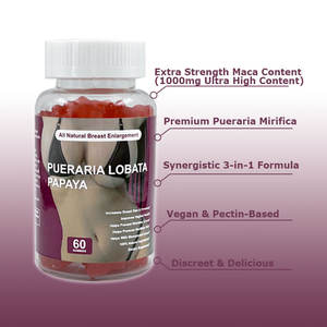 Gummies naturelles de Pueraria Lobata et Papaye pour l'augmentation mammaire, le soin des seins, le lifting et le raffermissement, et l'amélioration des fesses - Product Image 3