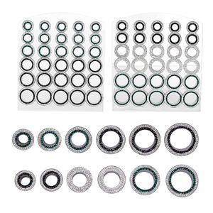 Günstige 30-teilige Set Ohrgurt Edelstahl Double Flared Tunnels Messgeräte Plug Piercing - Product Image 4