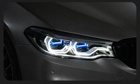 Phare avant WLJ pour BMW Série 5 G30 18-20, ensemble de phares LED, double couleur, clignotant séquentiel DRL