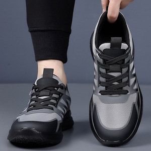 Chaussures de randonnée pour hommes, dessus en mesh respirant, semelle extérieure en caoutchouc, semelle intermédiaire en EVA, bout rond, été, randonnée en plein air, voyage, trekking - Product Image 2