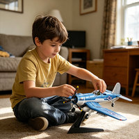 Nuevo Kit de Modelo de Avión de Plástico a Escala 1/48 F4u Corsair, Soporte para Avión, Juguete de Construcción de Aviones de Combate para Niños