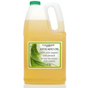Herstellung Großhandelspreis Großhandel kaltgepresstes Haar-Gesichtshautöl raffiniertes 100 % reines natürliches organisches Avocadoöl für Haut