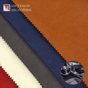 Tapicería interior automotriz Telas <span class=keywords><strong>de</strong></span> gamuza sintética Cuero <span class=keywords><strong>de</strong></span> gamuza <span class=keywords><strong>de</strong></span> microfibra PU utilizado en techos <span class=keywords><strong>de</strong></span> automóviles - Product Image 1