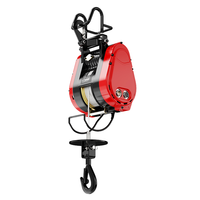 Mini palan électrique à câble 110V/220V/240V, équipement de levage pour la construction, usage domestique et restaurant, 100kg 500kg, télécommande métallique