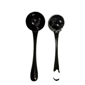 DFC1229 SUS 304 Custom logo Coffee Scoop black Measure 15ml 25ml Tea coffee Function Of <b>Measuring</b> <b>Spoon</b> - Product Image 1
