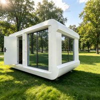 Maison capsule intelligente haut de gamme, maison compacte de luxe avec mobilier haut de gamme pour hôtel boutique et hébergement de luxe