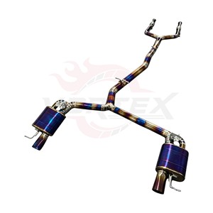 Vortex ไทเทเนียม catback Fit AMG C43 W205 2016-2023เผาสีฟ้าเสร็จ - Product Image 2