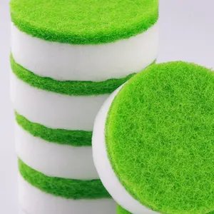 Không có chất tẩy rửa cần thiết Làm Sạch Nano melamine Sponge với màu xanh lá cây cọ rửa Pad tẩy