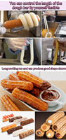 Machine à churros manuelle compacte pour usage domestique – Idéale pour la fabrication de churros artisanaux