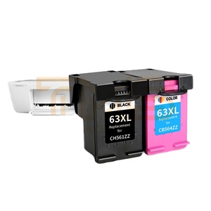 Cartouches d'<span class=keywords><strong>encre</strong></span> remanufacturées noires <span class=keywords><strong>HP</strong></span> 63XL pour imprimantes <span class=keywords><strong>HP</strong></span> <span class=keywords><strong>Deskjet</strong></span> HP63XL 1110 4650 2131 <span class=keywords><strong>3630</strong></span> 4520 - Product Image 1