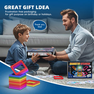 ตัวต่อแม่เหล็กสำหรับเด็ก, เกมปริศนาต่อสู้ของเล่นแบบโต้ตอบสร้างต้นปัญญาการต่อสู้ของเล่นสำหรับเด็ก - Product Image 6