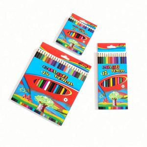 Juego de lápices de madera de 12 colores personalizados de marca OEM de alta calidad con logotipo, lápiz para colorear para niños, pintura de regalo - Product Image 1