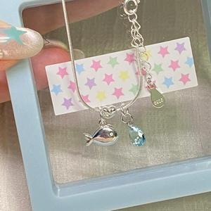 Collar de Plata de Ley S925 con Diseño de Fuegos Artificiales, Diseño Romántico de Lujo con Circonita, Colgantes y Dijes de Moda - Product Image 3