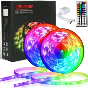 Smart Home Lights Ultra Thin COB Led Strip 12V Color Changing RGB 5050 Addressable Led Strip ws2812b Flex Smart Strip Lights