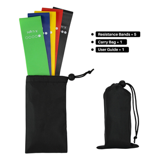 Bande di resistenza Logo personalizzato Yoga palestra esercizio bottino borsa in tessuto per l'anca imballaggio personalizzato Nylon colore forza caratteristica materiale origine - Product Image 4