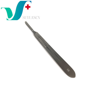 Manche de scalpel de qualité supérieure # <span class=keywords><strong>4L</strong></span> manche de couteau de scalpel en acier inoxydable antirouille léger et durable - Product Image 3