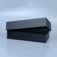 Scatola Regalo di Lusso Personalizzata in Cartone Rigido Nero, Materiali Riciclati Ecologici, Laminazione Opaca, Vassoio in Schiuma per Imballaggio