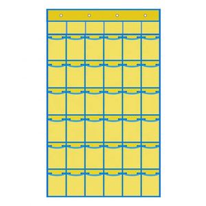 Organizador de pared/puerta numerado para aulas, con soporte para calculadoras y teléfonos móviles - Product Image 4