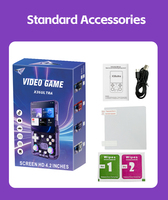 Consoles de jeux rétro portables Nuovistar X36 Ultra Android 10.0, batterie 3500mAh, écran 720x720, 64 Go intégrés, 20+ émulateurs 3D, Wi-Fi