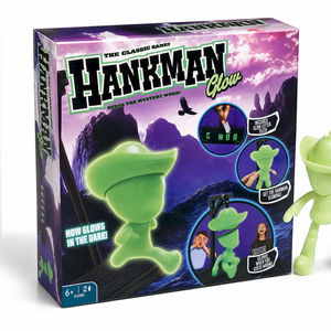 Juego de adivinanzas de palabras que brilla en la oscuridad 1:1 Hankman, juego clásico del gallinero con temática vaquera, juego de mesa educativo familiar para niños, juguete. - Product Image 2