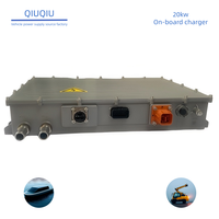 Chargeur de batterie lithium marin EV haute sécurité IP67 20 kW, chargeur AC embarqué 20 kW refroidi par liquide OBC pour bateau électrique