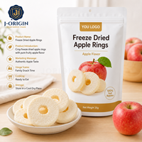 Gedroogde appelringen 35g Appelsnack Klaar om te eten Retail Foodservice OEM Private Label Bulk levering