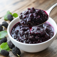 Lotlong Groothandel Fabrieksdirect Bulk Moerbeienjam met Fruitglucosestroop 150g voor Restaurant Desserts