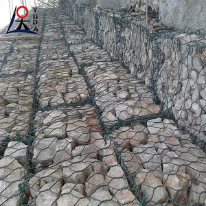 <strong>Gabion</strong> Box Stone Cage Mesh Galvanized Garden Retaining Wall <strong>Fence</strong> Moved <strong>Gabion</strong> Basket Protect Net - Product Image 1