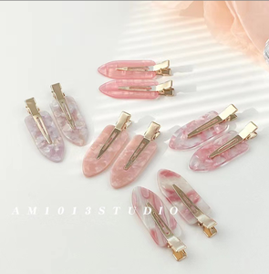 Spaccio all'ingrosso dell'acido acetico forcina da donna con frangia laterale forcina per capelli senza lasciare traccia di estate netto rosso trucco anatra morsetto - Product Image 2